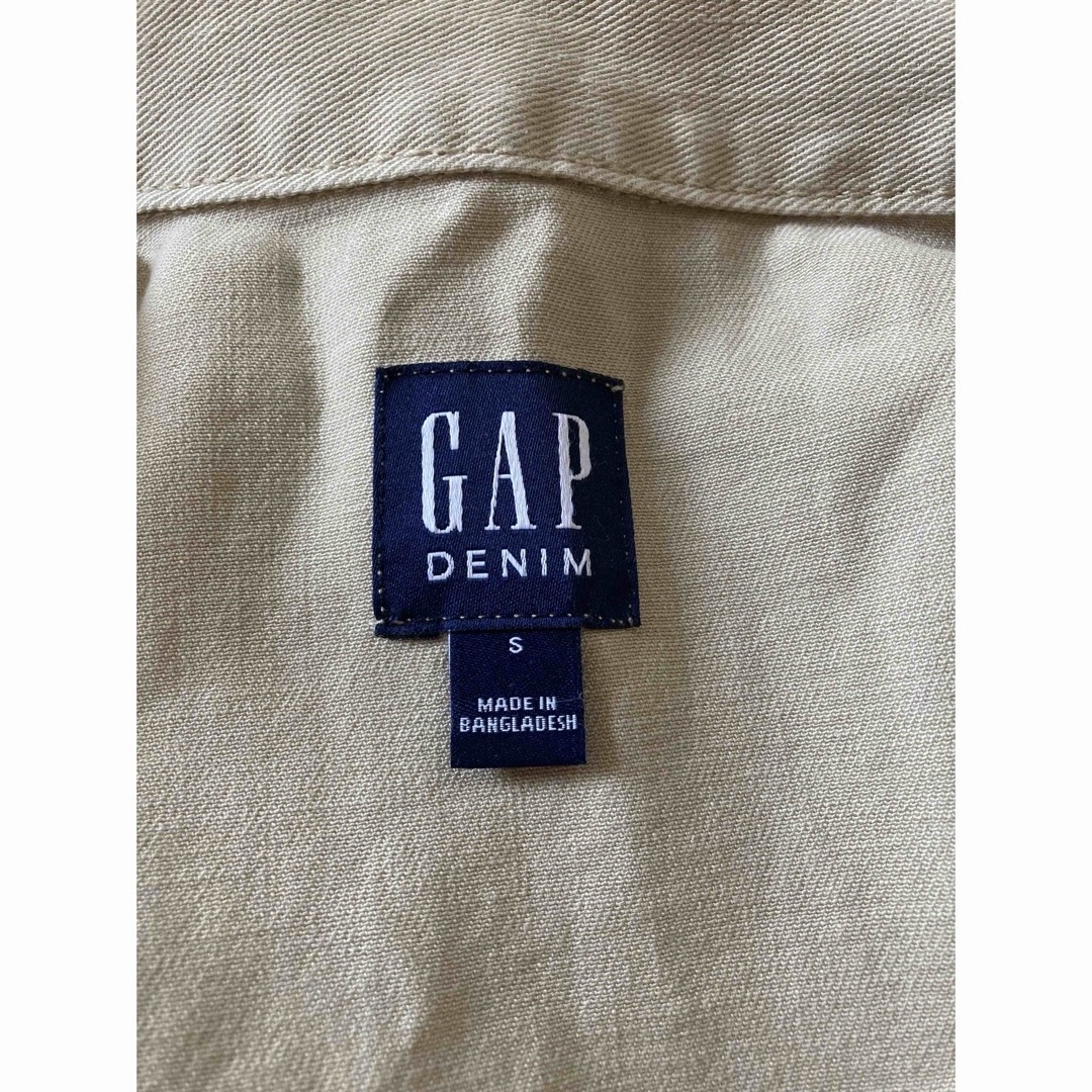 GAP - GAP ベージュ デニムジャケット Gジャンの通販 by はるか GAP - GAP ベージュ デニムジャケット Gジャンの通販 by はるか