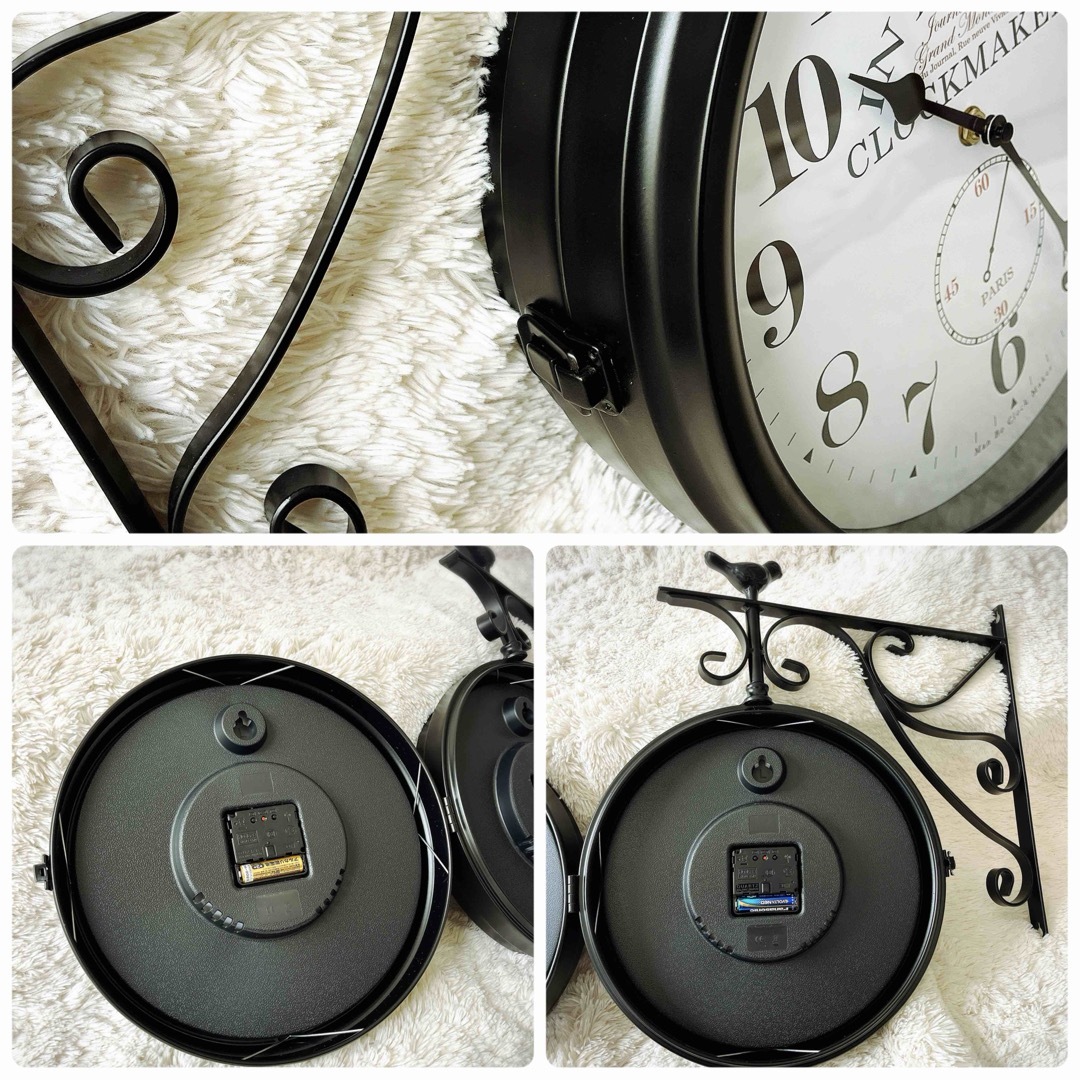両面電波掛け時計 manbo-ana 電波時計 壁掛け時計 柱時計 北欧 両面電波掛け時計 manbo-ana 電波時計 壁掛け時計 柱時計 北欧