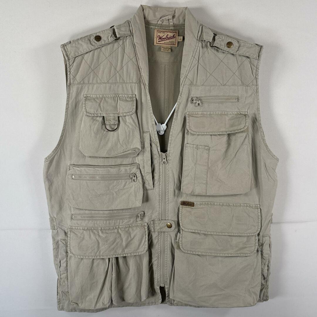WOOLRICH - 古着 ウールリッチ WOOLRICH フィッシングベスト 多 WOOLRICH - 古着 ウールリッチ WOOLRICH フィッシングベスト 多