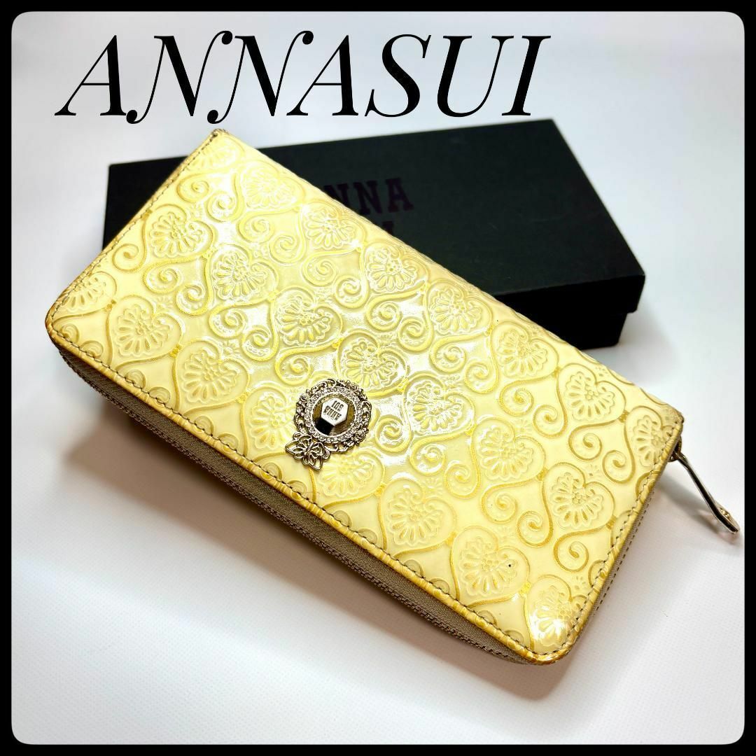 ANNA SUI - ANNASUI アナスイ 長財布 ラウンドファスナー ANNA SUI - ANNASUI アナスイ 長財布 ラウンドファスナー