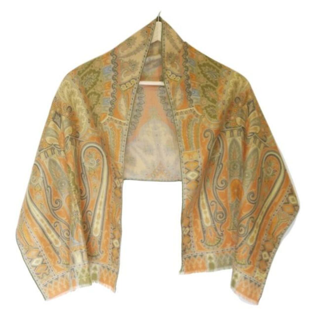 ETRO - ETRO(エトロ) ストール(ショール)美品 - ベージュ ETRO - ETRO(エトロ) ストール(ショール)美品 - ベージュ