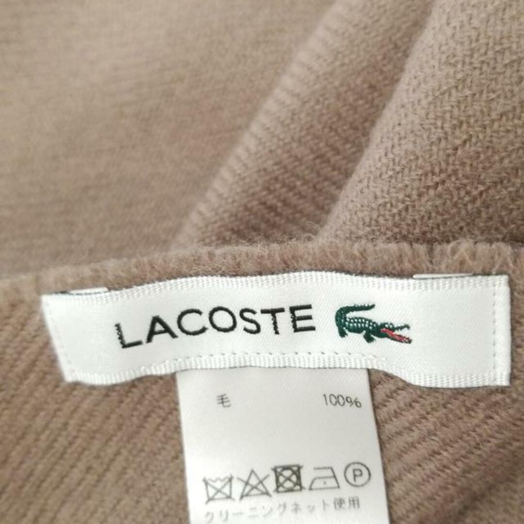 LACOSTE - Lacoste(ラコステ) ストール(ショール)美品 - ダーク LACOSTE - Lacoste(ラコステ) ストール(ショール)美品 - ダーク