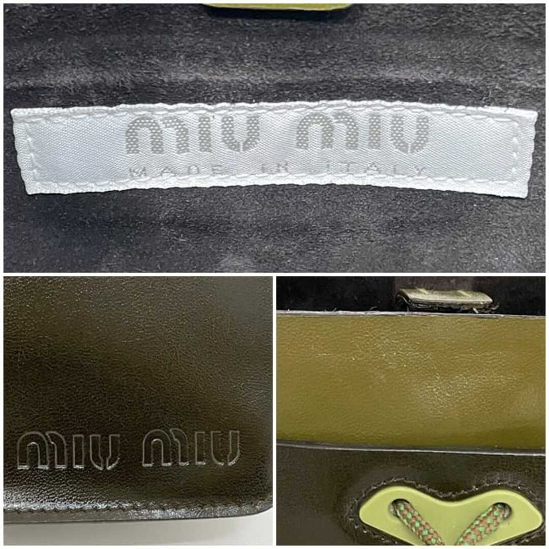 MIU MIU - ミュウミュウ ショルダーバッグ f-22844 カーキ MIU MIU - ミュウミュウ ショルダーバッグ f-22844 カーキ