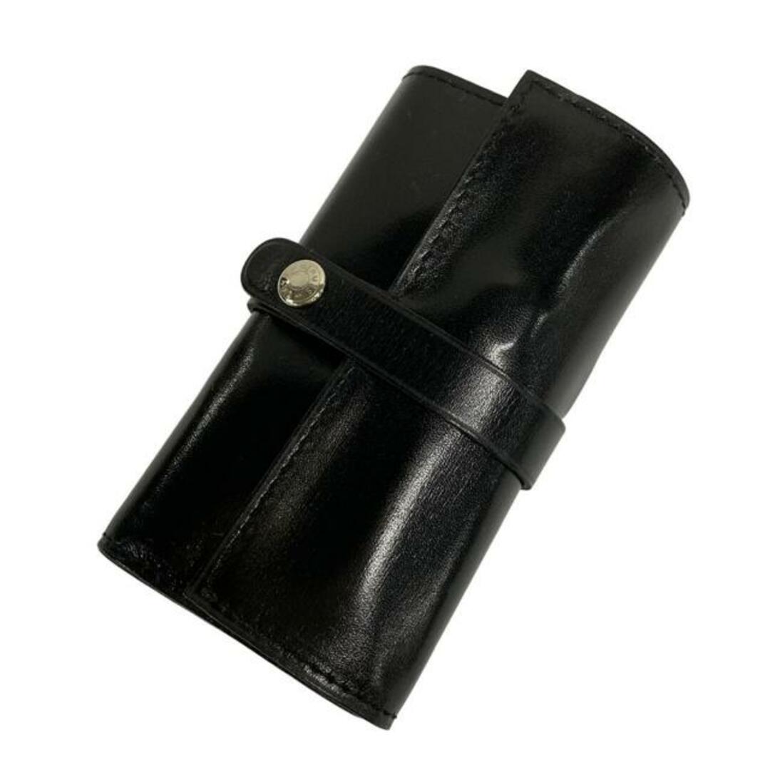 HERMES - HERMES(エルメス) 小物美品 - シルバー×黒 レザーの HERMES - HERMES(エルメス) 小物美品 - シルバー×黒 レザーの