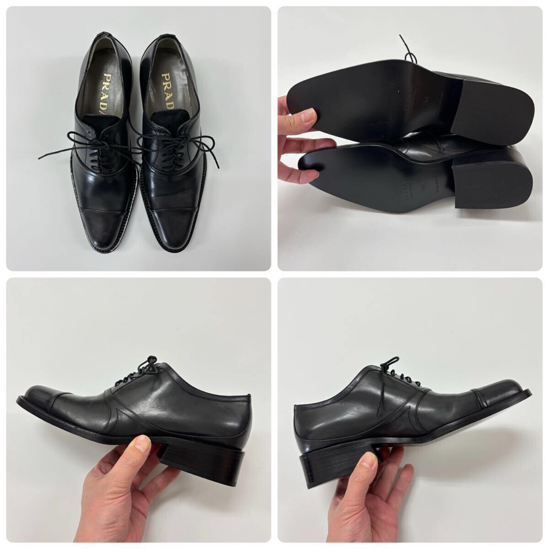 PRADA - 試着のみ PRADA レースアップ ローファー サイズ 35 1/2 PRADA - 試着のみ PRADA レースアップ ローファー サイズ 35 1/2