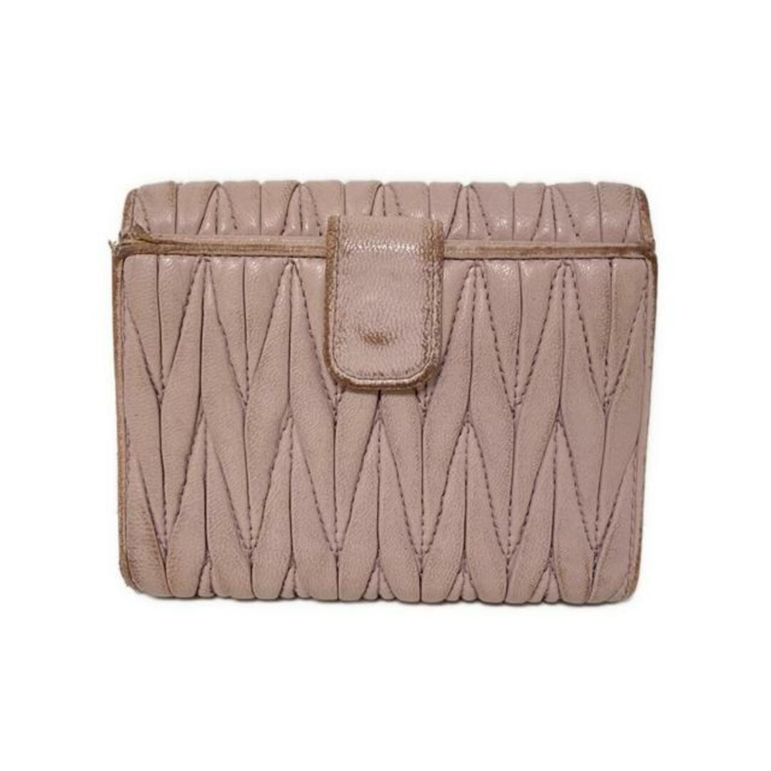 MIU MIU - miumiu(ミュウミュウ) Wホック財布 マテラッセ MIU MIU - miumiu(ミュウミュウ) Wホック財布 マテラッセ