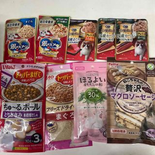 猫 キャットフード　おやつセット(ペットフード)