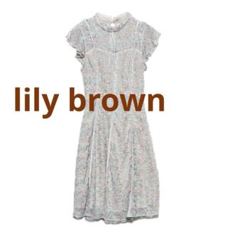 Lily Brown - リリーブラウン フロントギャザーミニワンピース Lily Brown - リリーブラウン フロントギャザーミニワンピース