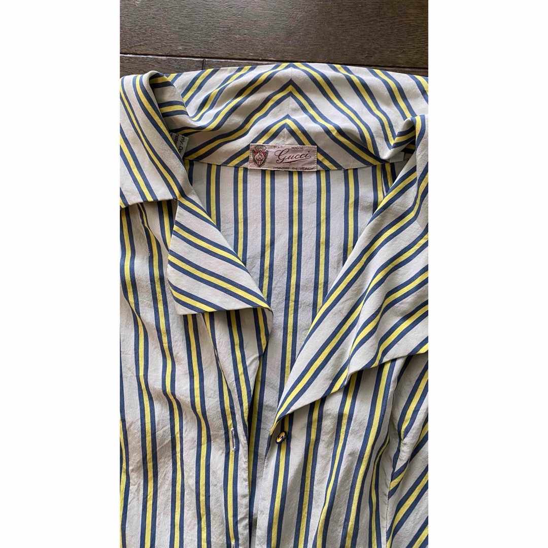 GUCCI - 希少】オールドグッチ ヴィンテージシャツ GUCCI GUCCI - 希少】オールドグッチ ヴィンテージシャツ GUCCI
