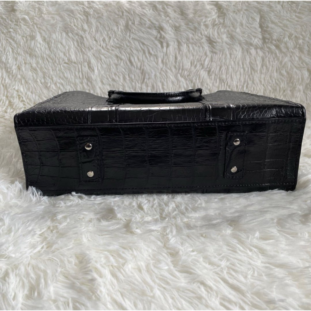 クロコダイル トートバッグ 2way ビッグサイズ ショルダーバッグ クロコダイル トートバッグ 2way ビッグサイズ ショルダーバッグ