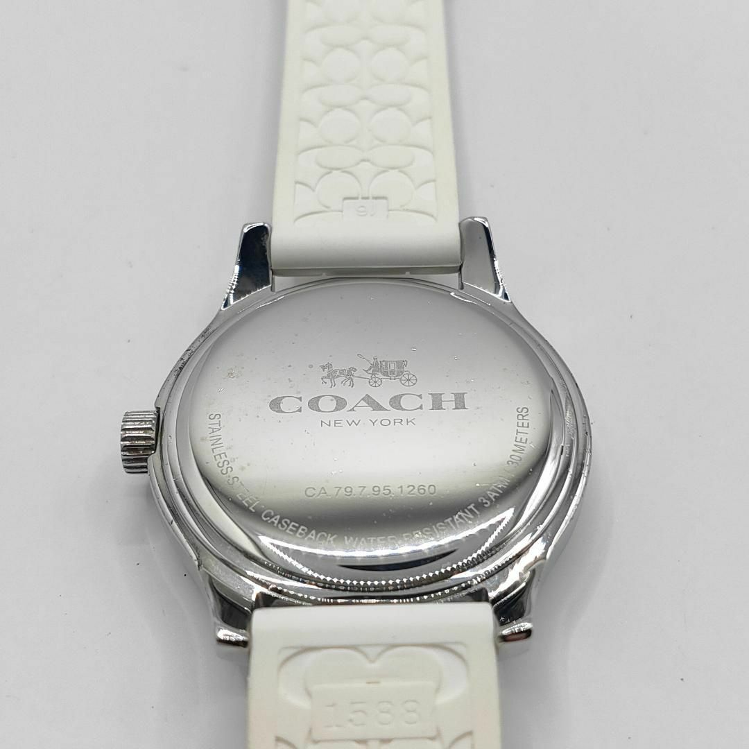 COACH - COACH コーチ シグネチャー柄 レディース腕時計 ラバー COACH - COACH コーチ シグネチャー柄 レディース腕時計 ラバー
