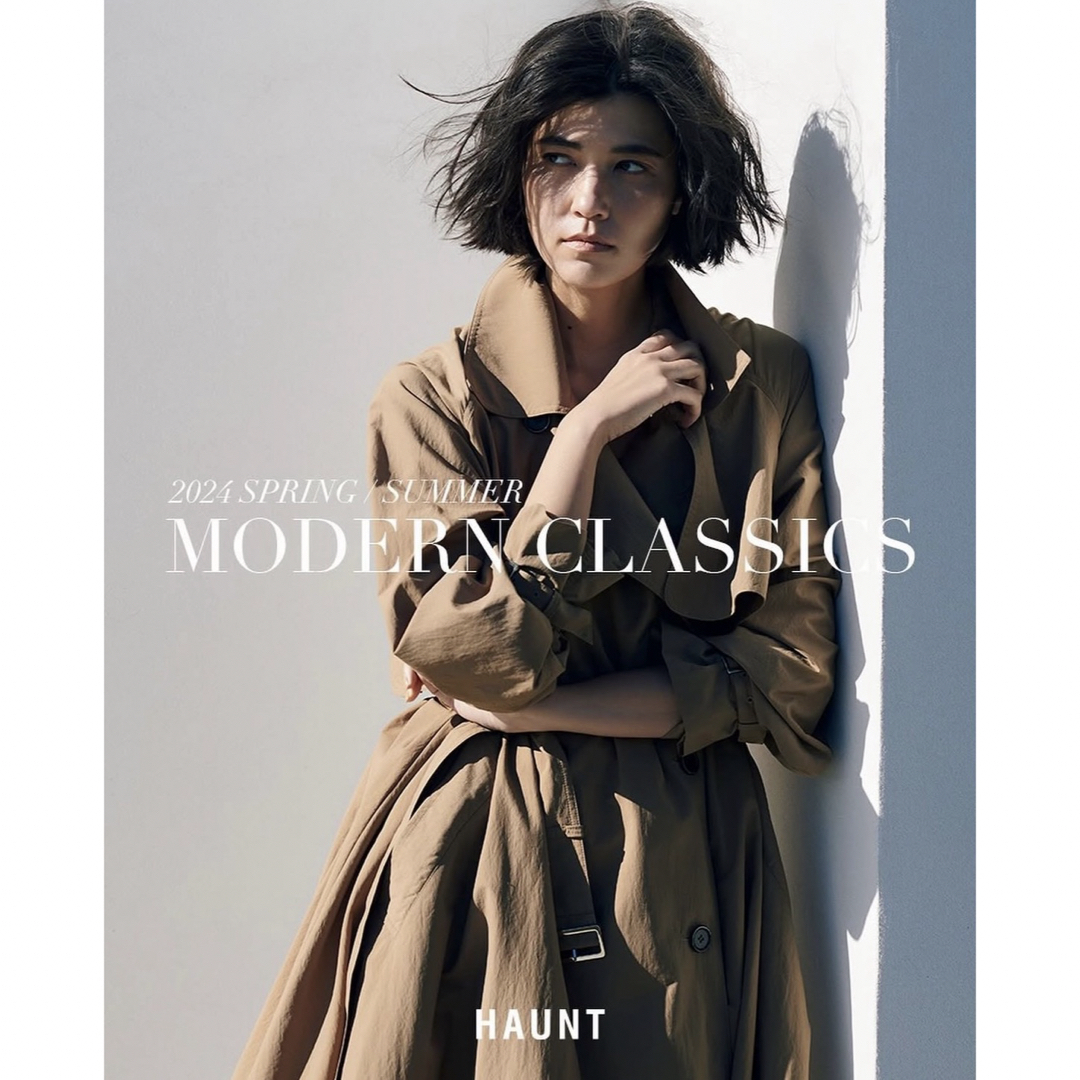 DEUXIEME CLASSE - 24SS HAUNT ハウント トレンチコート 大草 DEUXIEME CLASSE - 24SS HAUNT ハウント トレンチコート 大草