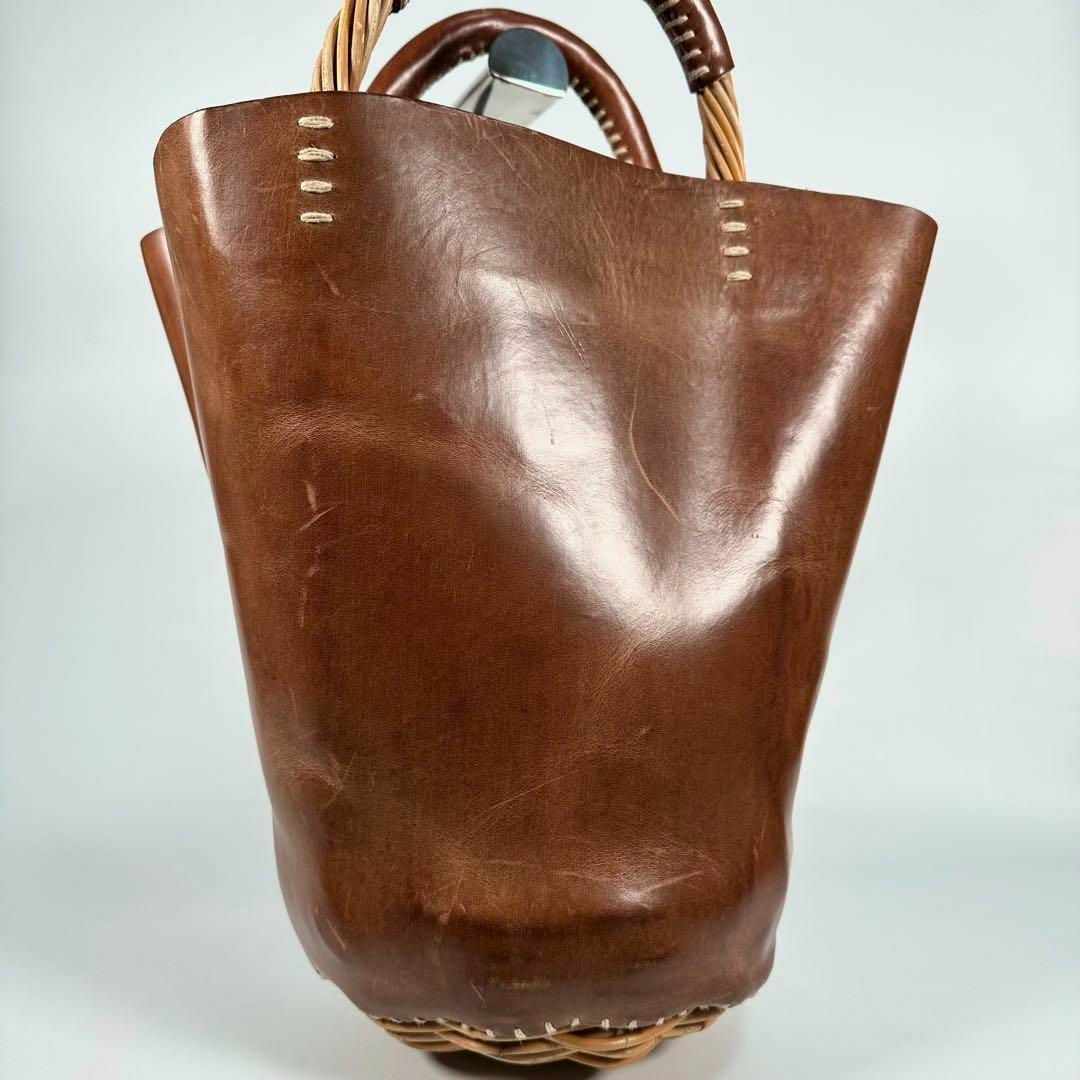 ebagos エバゴス かごバッグ トートバッグ レザー 本革 ストロー ebagos エバゴス かごバッグ トートバッグ レザー 本革 ストロー