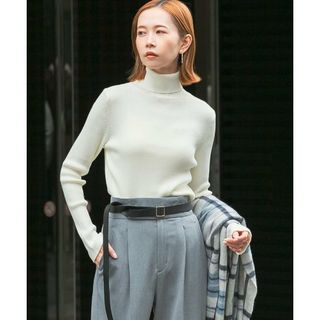 アーバンリサーチロッソ(URBAN RESEARCH ROSSO)のウォッシャブルコンパクトリブタートル アーバンリサーチロッソ トップス ニット(ニット/セーター)