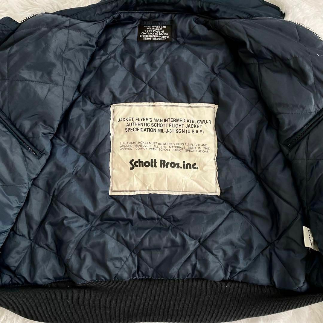 schott - 90s schott フライトジャケット CWU-R ダークネイビー schott - 90s schott フライトジャケット CWU-R ダークネイビー