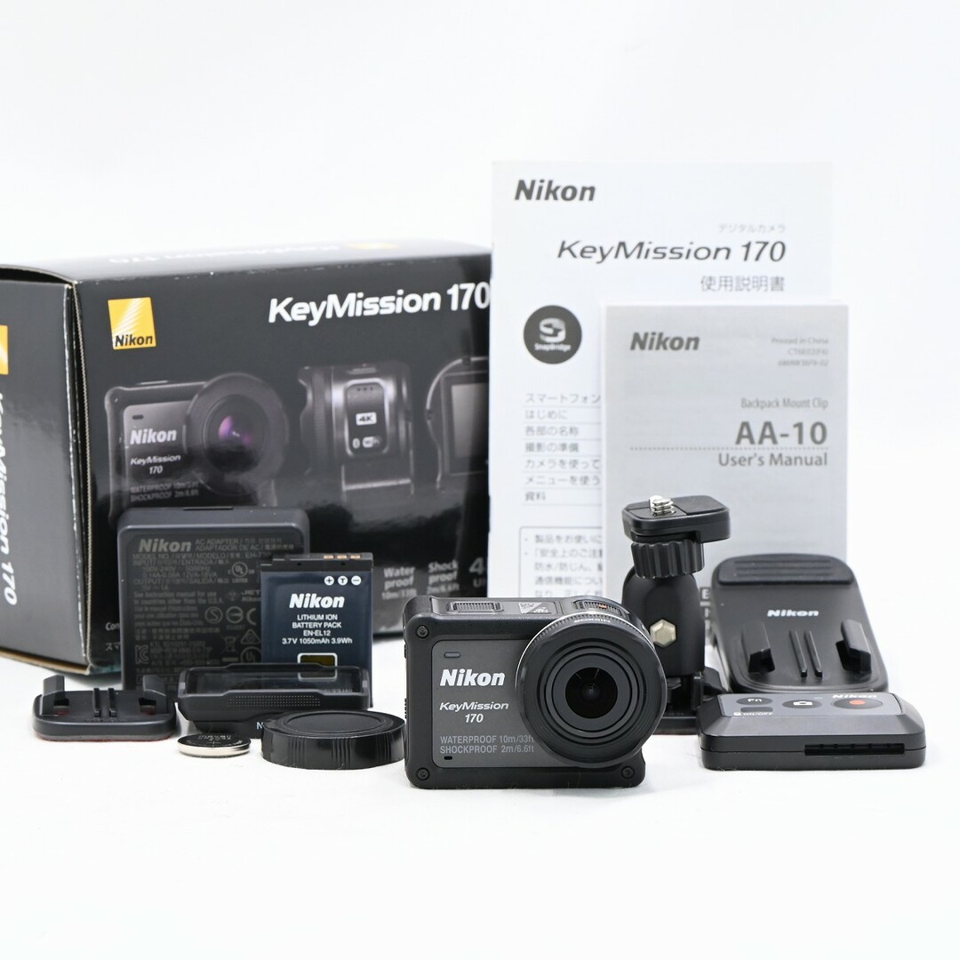 Nikon - Nikon KeyMission 170 ブラックの通販 by Flagship Nikon - Nikon KeyMission 170 ブラックの通販 by Flagship