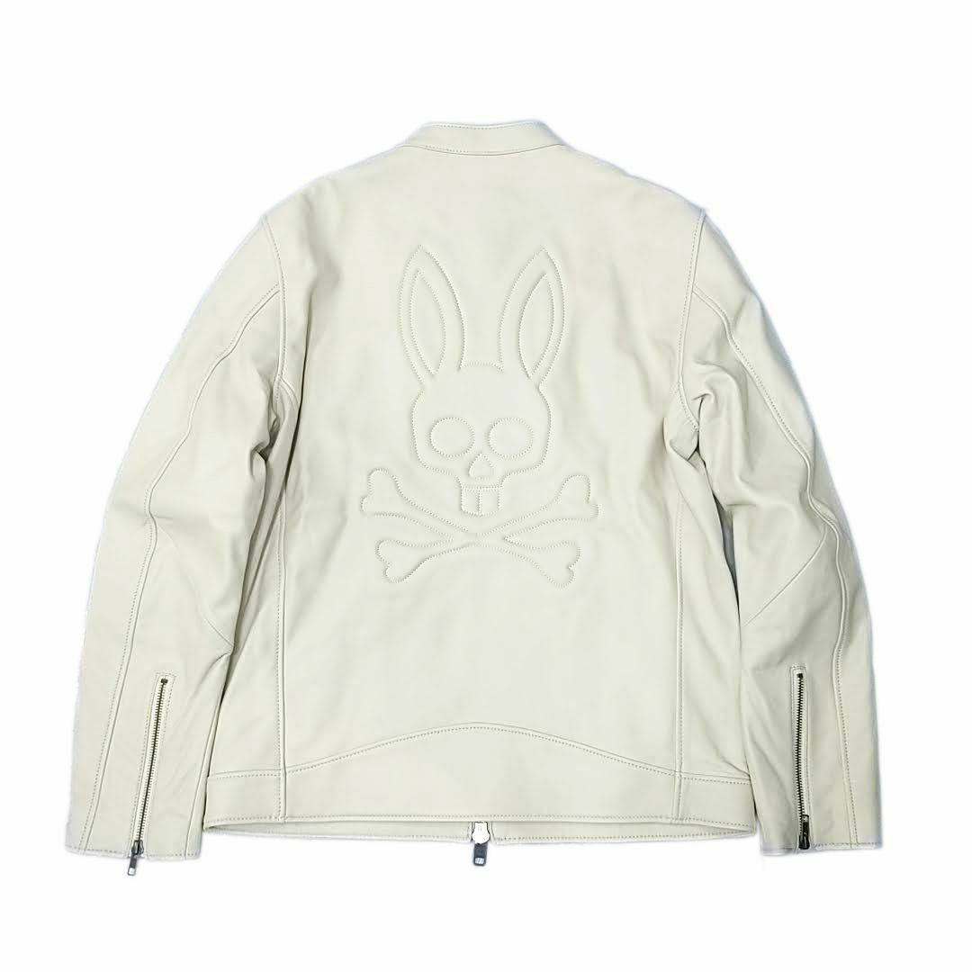 Psycho Bunny - 超美品 サイコバニー レザージャケット 羊革 L Psycho Bunny - 超美品 サイコバニー レザージャケット 羊革 L