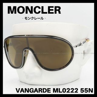 MONCLER - MONCLER ML0222 55N VANGARDE サングラス ハバナの MONCLER - MONCLER ML0222 55N VANGARDE サングラス ハバナの