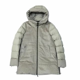 MooRER - 美品 MOORER ウールカシミヤ ダウンコート 38 グレーの MooRER - 美品 MOORER ウールカシミヤ ダウンコート 38 グレーの