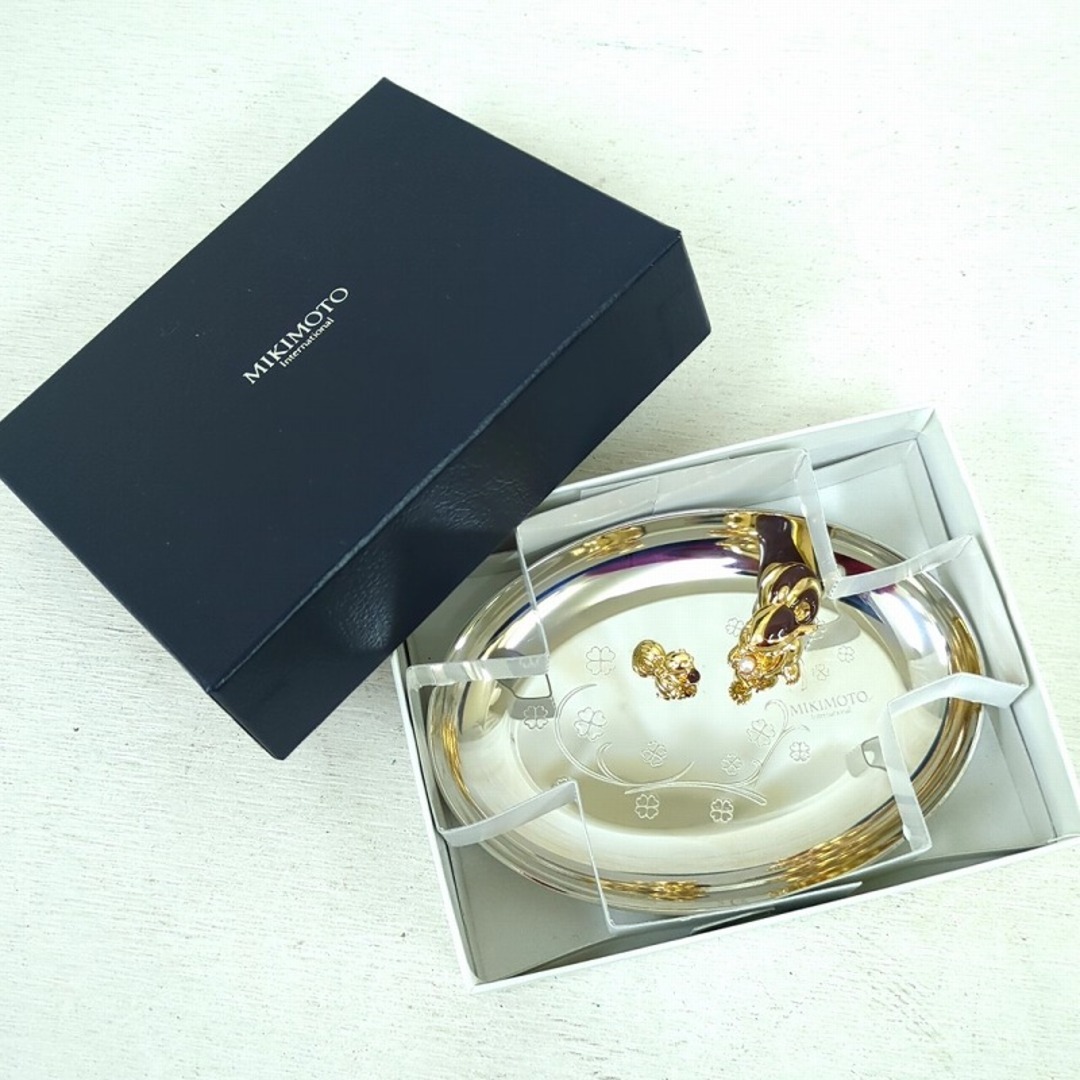 MIKIMOTO - ミキモト パール アクセサリートレイ リス シルバー MIKIMOTO - ミキモト パール アクセサリートレイ リス シルバー