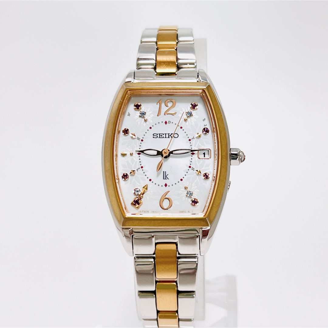 SEIKO - 【美品・限定】SEIKO ルキア 腕時計 1B32-0AA0 花柄 SEIKO - 【美品・限定】SEIKO ルキア 腕時計 1B32-0AA0 花柄