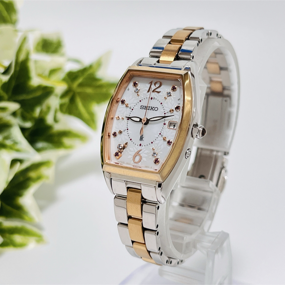 SEIKO - 【美品・限定】SEIKO ルキア 腕時計 1B32-0AA0 花柄 SEIKO - 【美品・限定】SEIKO ルキア 腕時計 1B32-0AA0 花柄