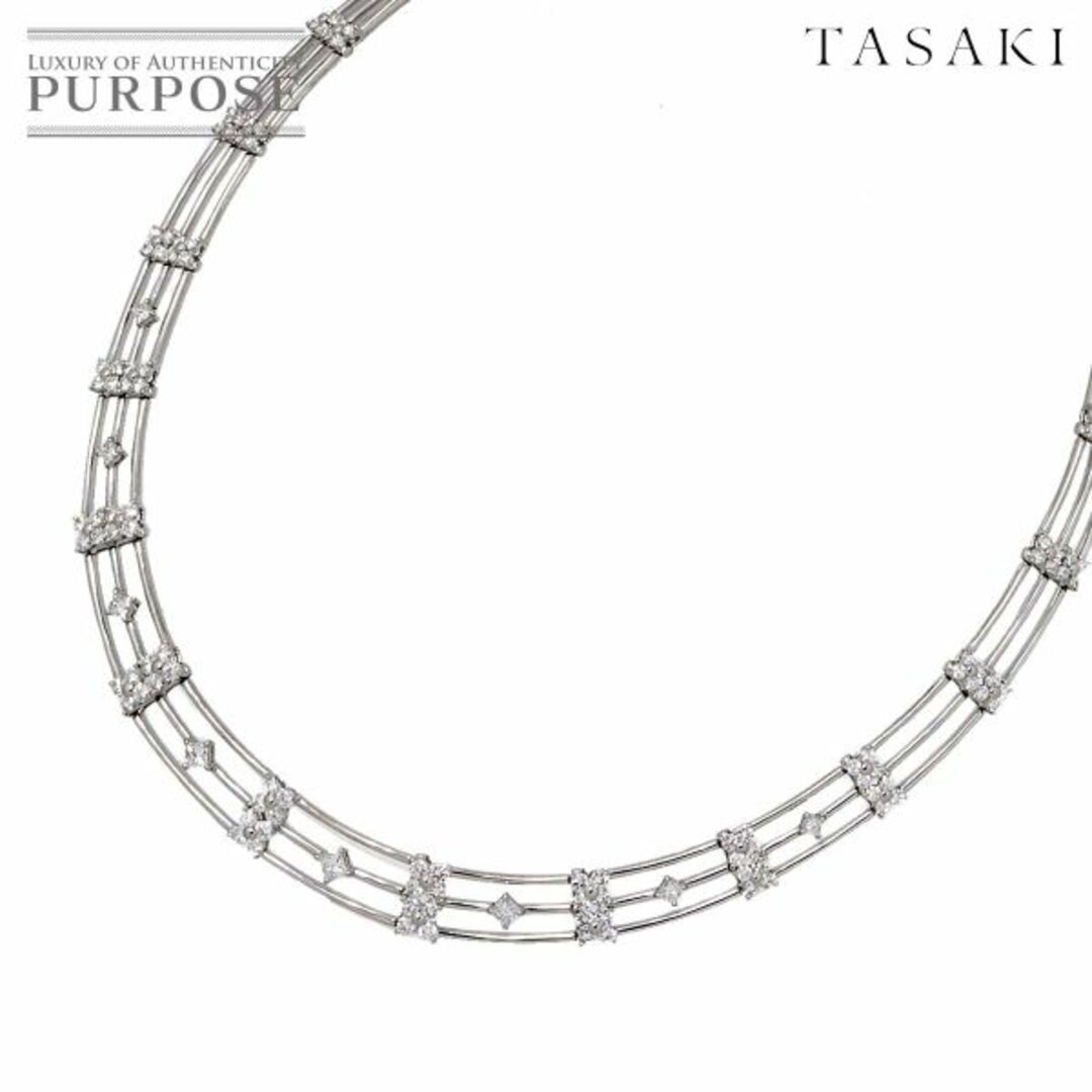 TASAKI - タサキ TASAKI ダイヤ 7.26ct ネックレス 41cm K18 WG TASAKI - タサキ TASAKI ダイヤ 7.26ct ネックレス 41cm K18 WG