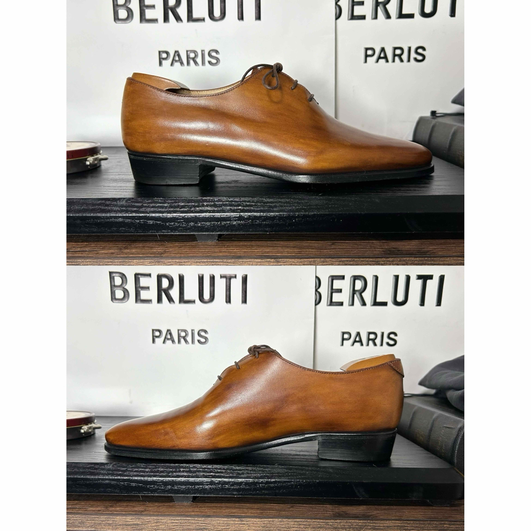 BERLUTI - 極美品 BERLUTI タトゥーコレクション サル ブラウン BERLUTI - 極美品 BERLUTI タトゥーコレクション サル ブラウン
