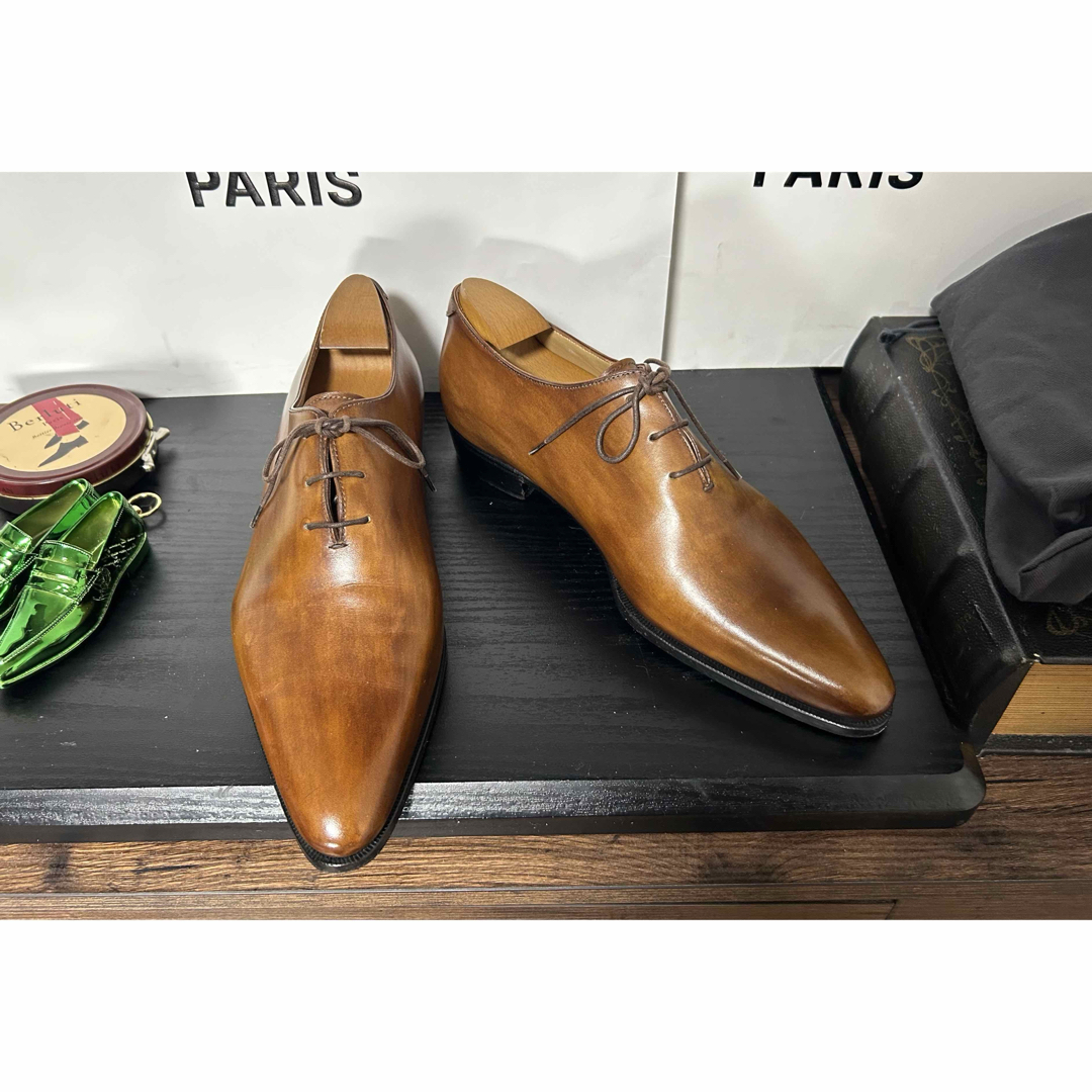 BERLUTI - 極美品 BERLUTI タトゥーコレクション サル ブラウン BERLUTI - 極美品 BERLUTI タトゥーコレクション サル ブラウン