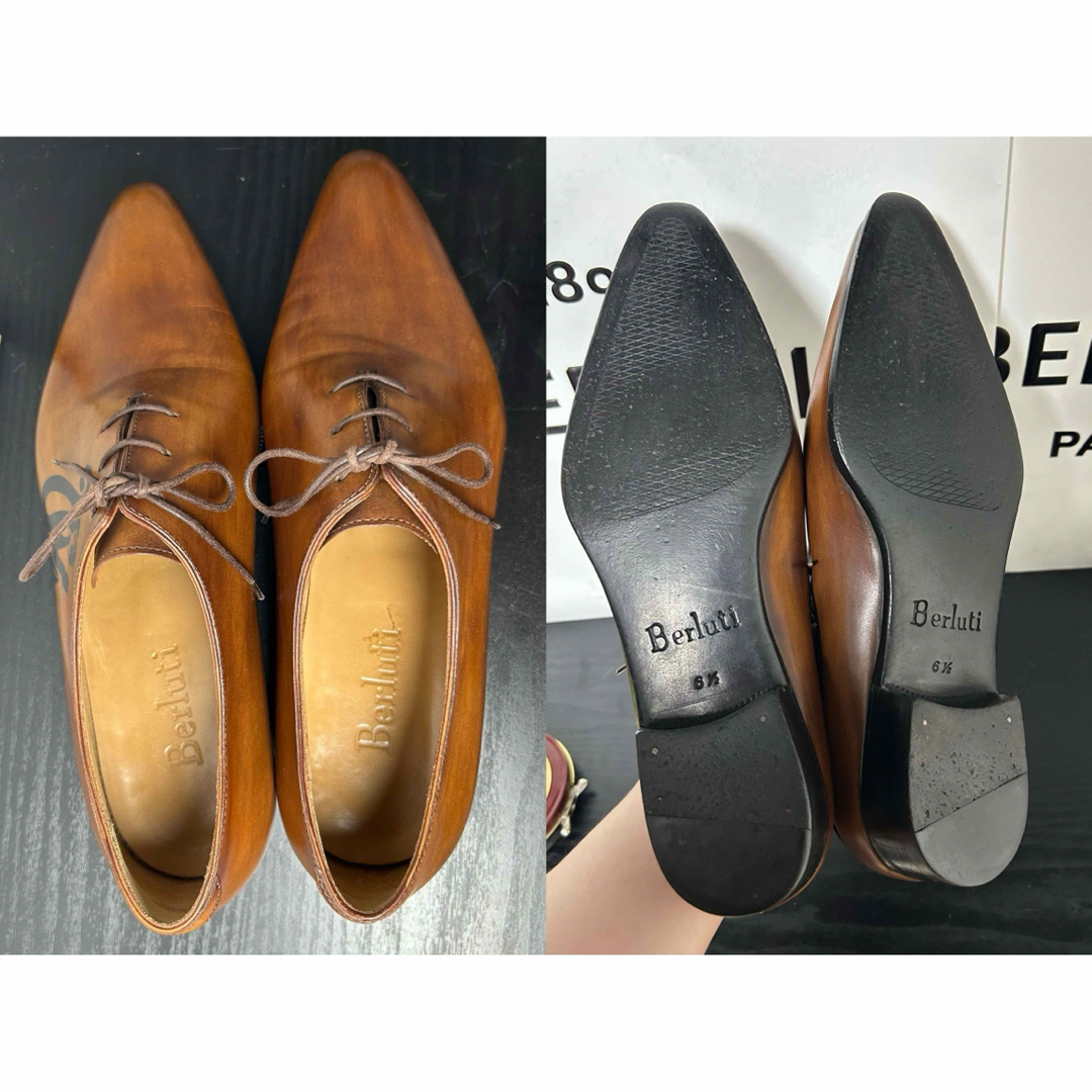 BERLUTI - 極美品 BERLUTI タトゥーコレクション サル ブラウン BERLUTI - 極美品 BERLUTI タトゥーコレクション サル ブラウン