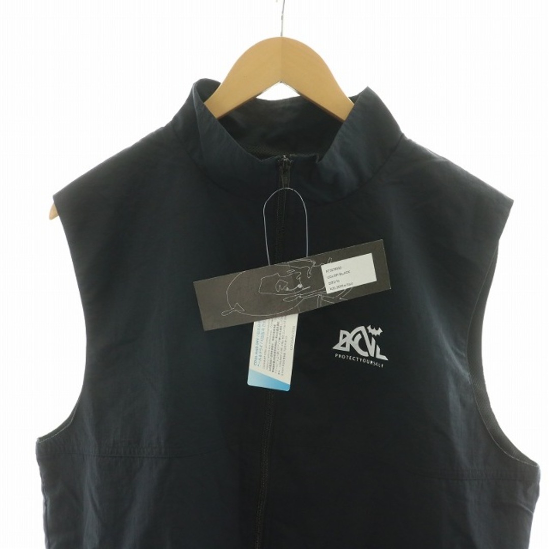 Back Channel - バックチャンネル タグ付き NYLON VEST ジップ Back Channel - バックチャンネル タグ付き NYLON VEST ジップ