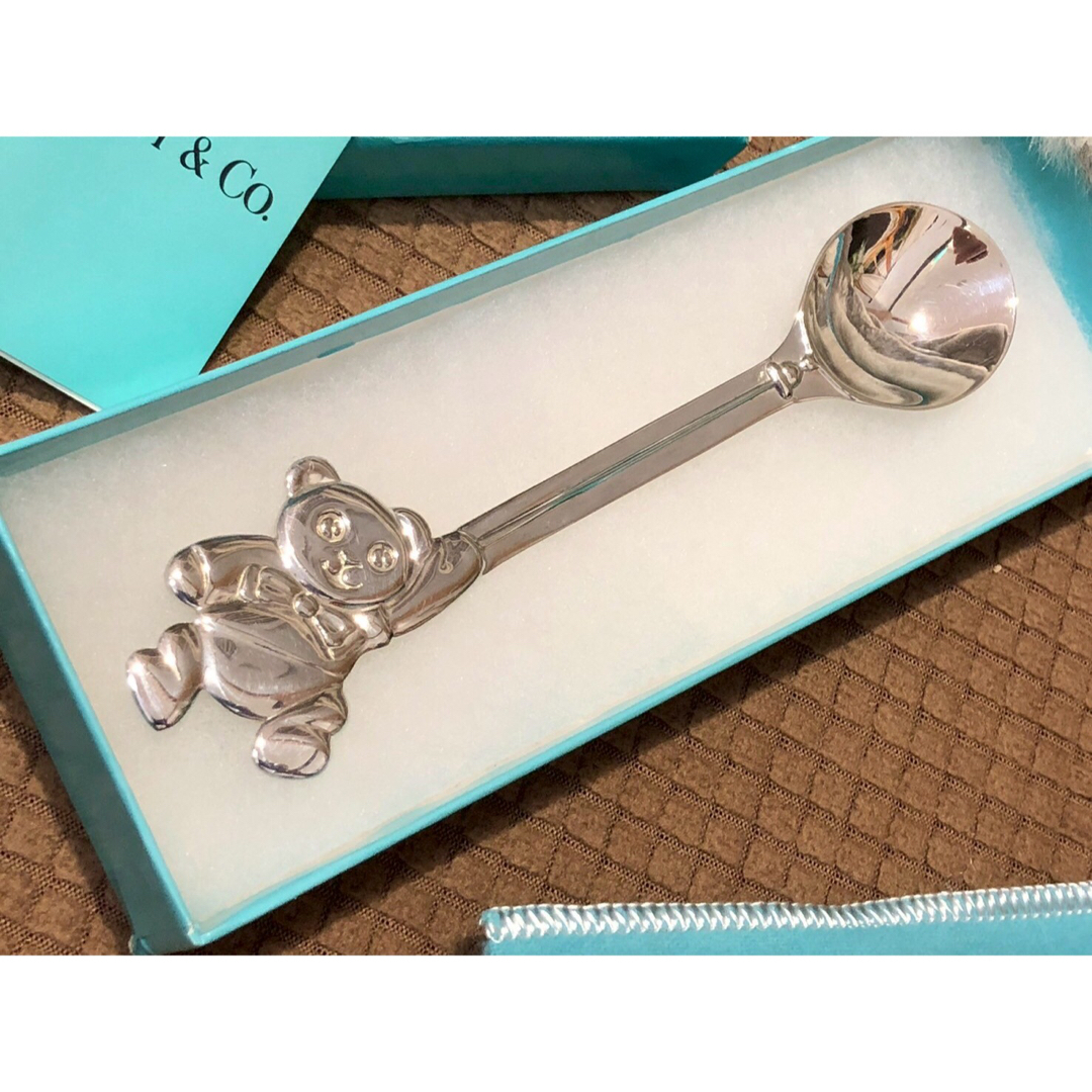 Tiffany & Co. - 〇ティファニー スプーン くま 925 お食い初め Tiffany & Co. - 〇ティファニー スプーン くま 925 お食い初め