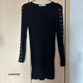 ZARA - ZARA ボックスプリーツショートワンピースの通販 by ZARA - ZARA ボックスプリーツショートワンピースの通販 by