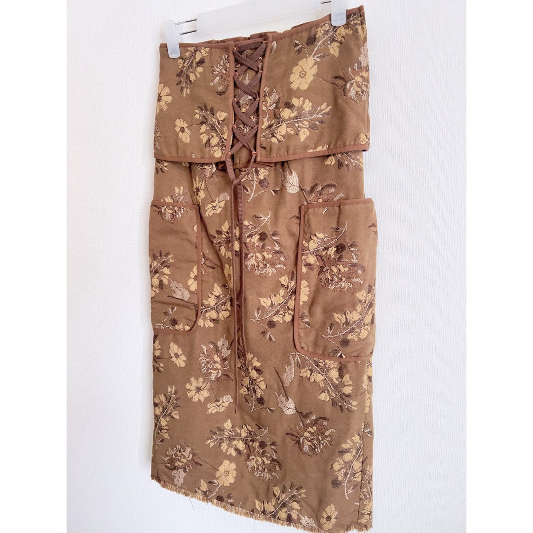 Ameri VINTAGE - AMERI ジャガード スカート AMERI VIOLET OBI Ameri VINTAGE - AMERI ジャガード スカート AMERI VIOLET OBI