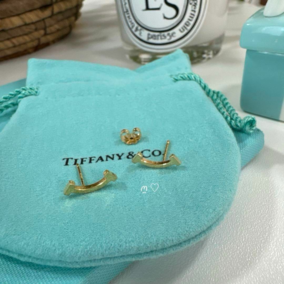 Tiffany & Co. - ティファニー Tスマイルピアス Ꮶ18イエロー Tiffany & Co. - ティファニー Tスマイルピアス Ꮶ18イエロー