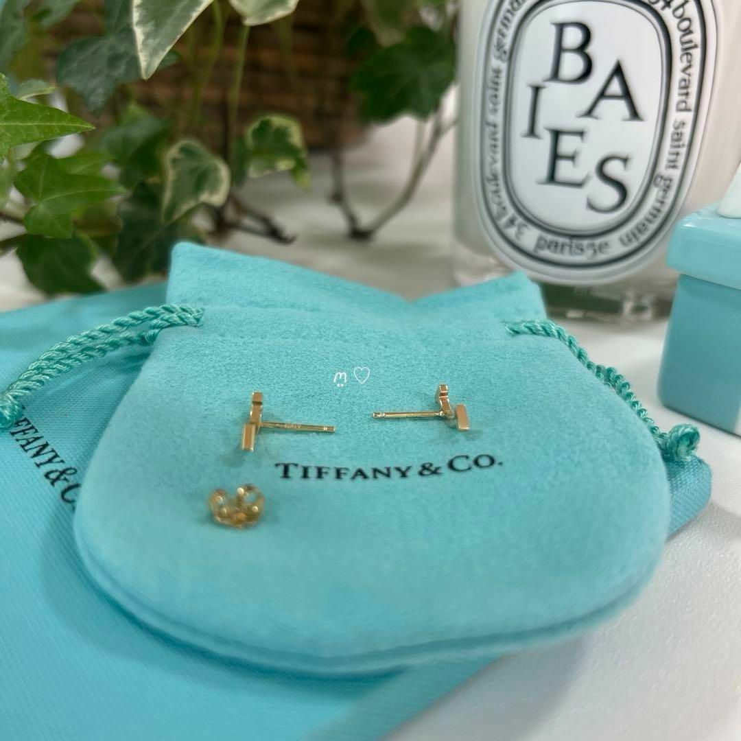Tiffany & Co. - ティファニー Tスマイルピアス Ꮶ18イエロー Tiffany & Co. - ティファニー Tスマイルピアス Ꮶ18イエロー