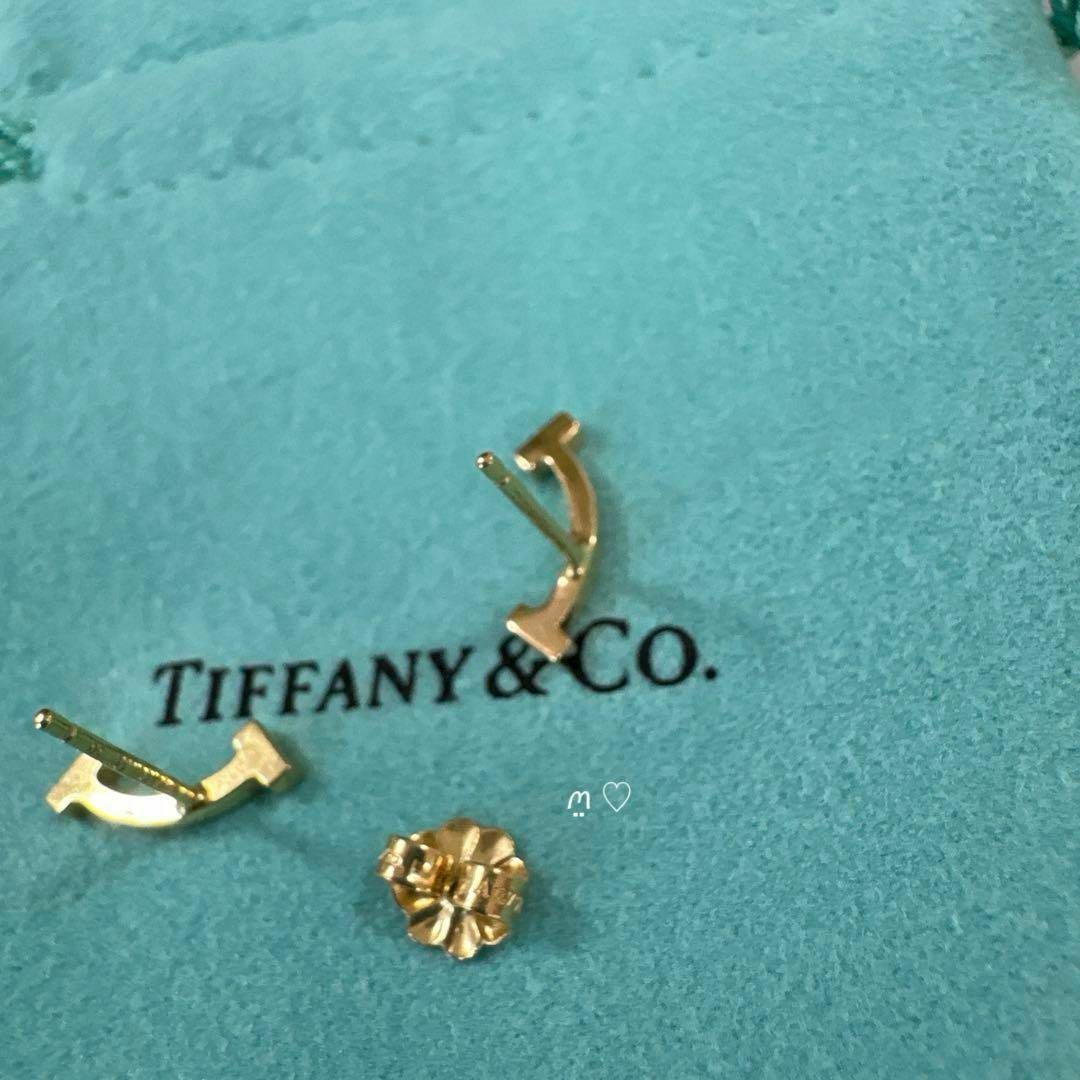 Tiffany & Co. - ティファニー Tスマイルピアス Ꮶ18イエロー Tiffany & Co. - ティファニー Tスマイルピアス Ꮶ18イエロー