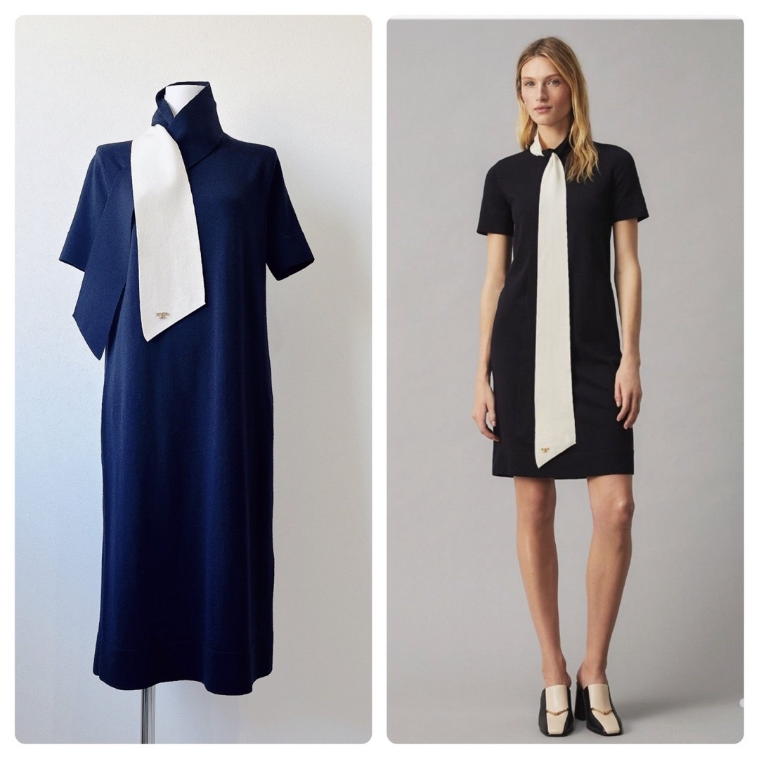 Tory Burch - TORY BURCH トリーバーチ ボウタイ ニット Tory Burch - TORY BURCH トリーバーチ ボウタイ ニット