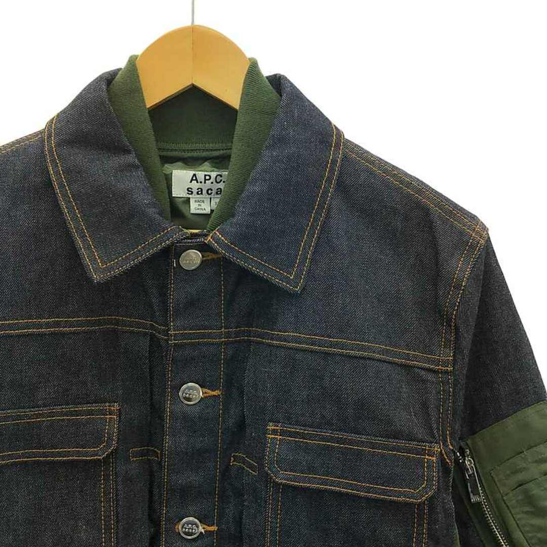 sacai - sacai / サカイ | × A.P.C EIMI Denim Jacket MA-1 sacai - sacai / サカイ | × A.P.C EIMI Denim Jacket MA-1