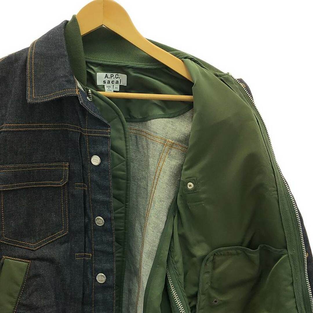 sacai - sacai / サカイ | × A.P.C EIMI Denim Jacket MA-1 sacai - sacai / サカイ | × A.P.C EIMI Denim Jacket MA-1