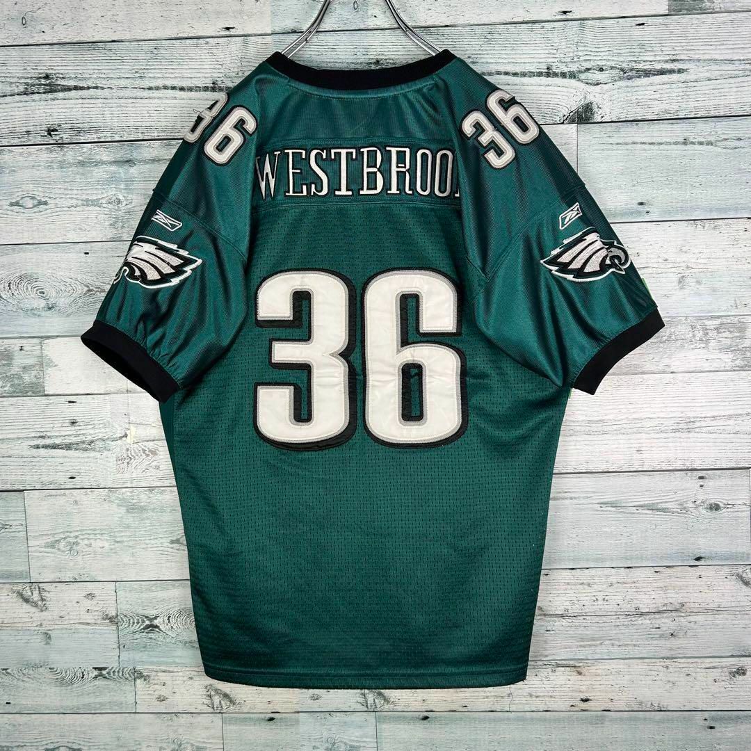 Reebok - リーボック NFL 全刺繍 イーグルス アメフトゲーム Reebok - リーボック NFL 全刺繍 イーグルス アメフトゲーム