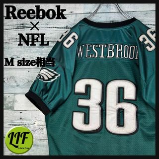 Reebok - リーボック NFL 全刺繍 イーグルス アメフトゲーム Reebok - リーボック NFL 全刺繍 イーグルス アメフトゲーム