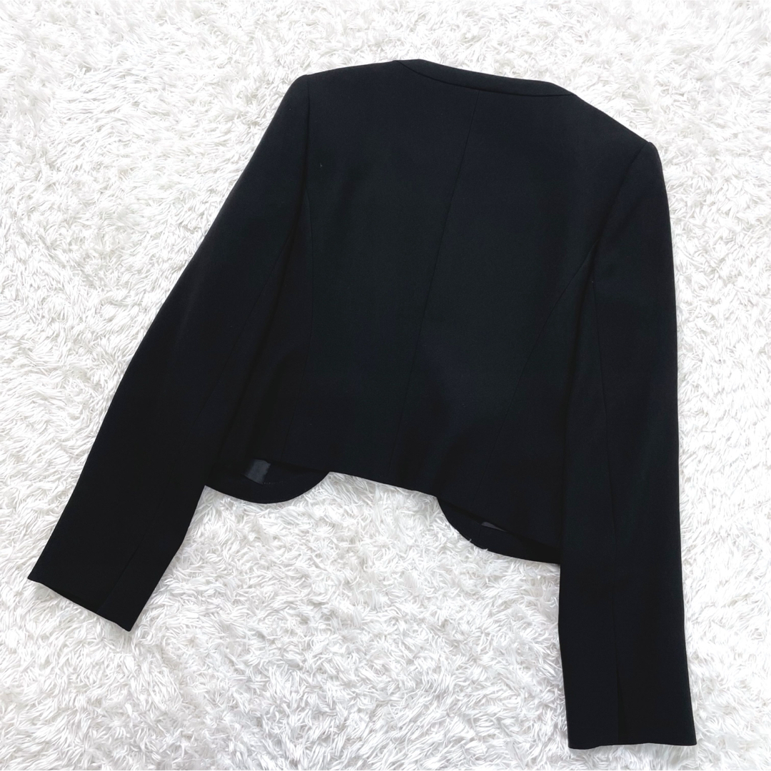 Chloe - 美品✨ クロエ イギン ブラックフォーマル ノーカラー Chloe - 美品✨ クロエ イギン ブラックフォーマル ノーカラー