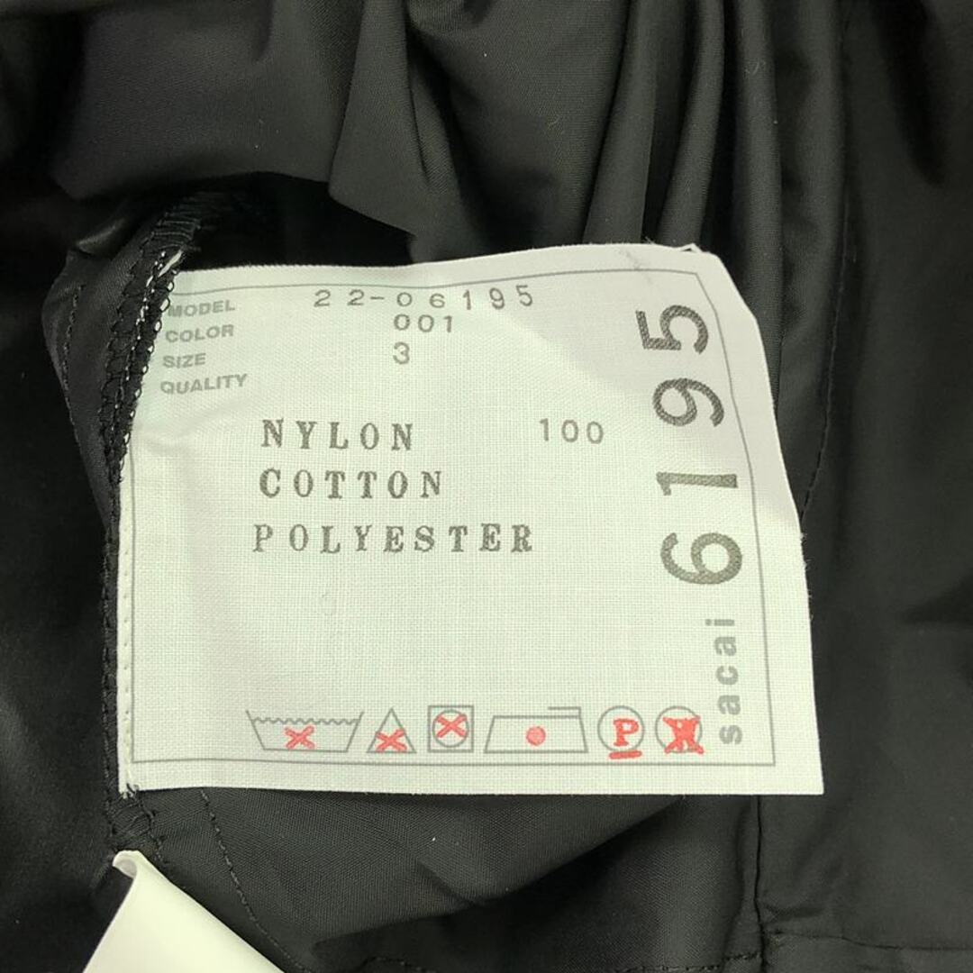sacai - 【美品】 sacai / サカイ | 2022SS | Nylon Twill Mix sacai - 【美品】 sacai / サカイ | 2022SS | Nylon Twill Mix