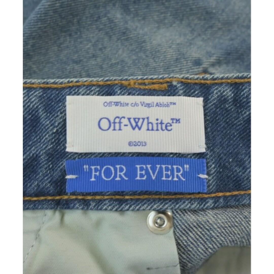 Off-White - OFF-WHITE デニムパンツ 24(S位) インディゴ(デニム Off-White - OFF-WHITE デニムパンツ 24(S位) インディゴ(デニム