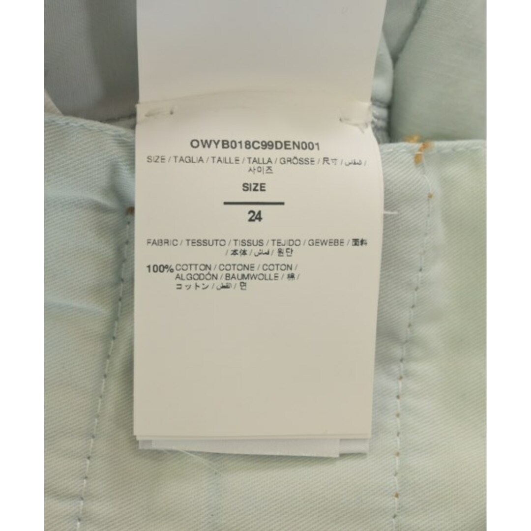 Off-White - OFF-WHITE デニムパンツ 24(S位) インディゴ(デニム Off-White - OFF-WHITE デニムパンツ 24(S位) インディゴ(デニム
