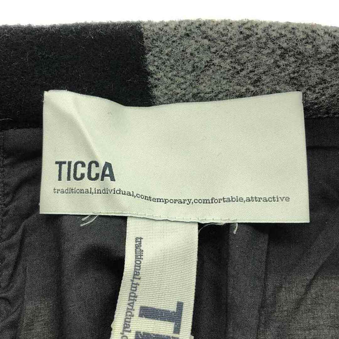 TICCA - TICCA / ティッカ | ブロックチェック ウール タイト TICCA - TICCA / ティッカ | ブロックチェック ウール タイト