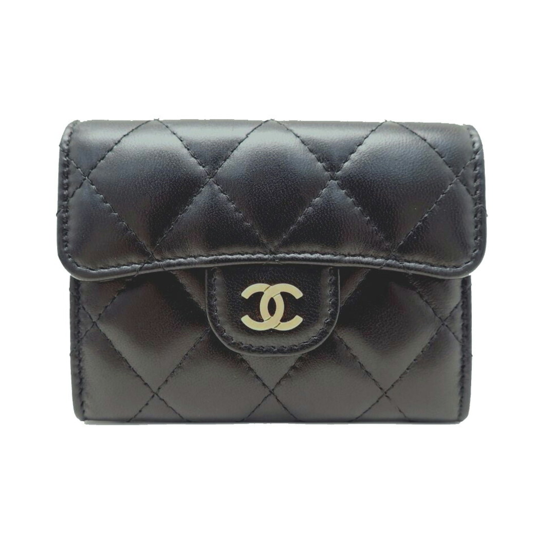 CHANEL - シャネル A31504 ラムスキン ブラック×GD金具 CHANEL - シャネル A31504 ラムスキン ブラック×GD金具
