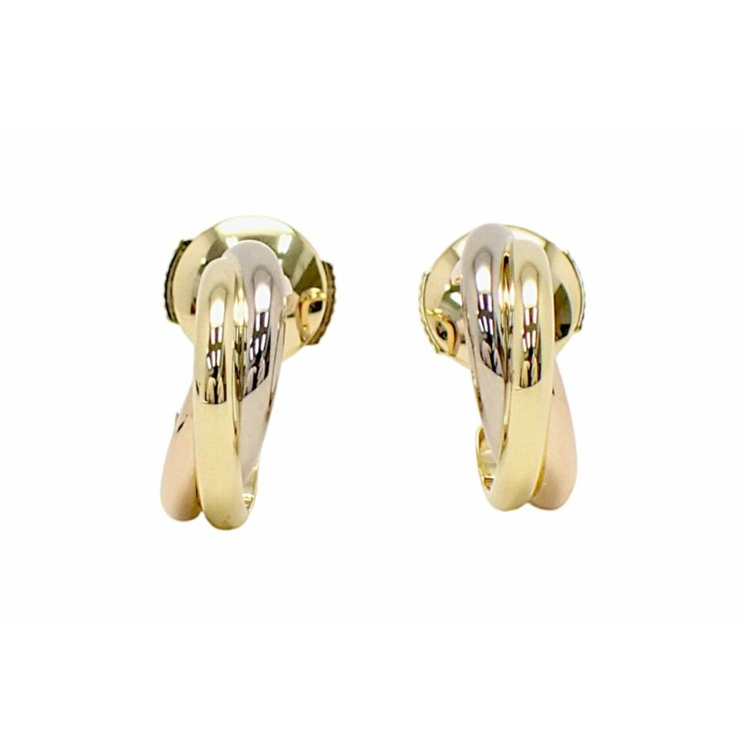 Cartier - カルティエ K18YG/WG/PG トリニティ ピアス【新宿店 Cartier - カルティエ K18YG/WG/PG トリニティ ピアス【新宿店
