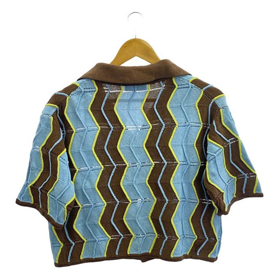 NKNIT / ンニット | 2023SS | wave pattern knit shirt ウェーブ NKNIT / ンニット | 2023SS | wave pattern knit shirt ウェーブ